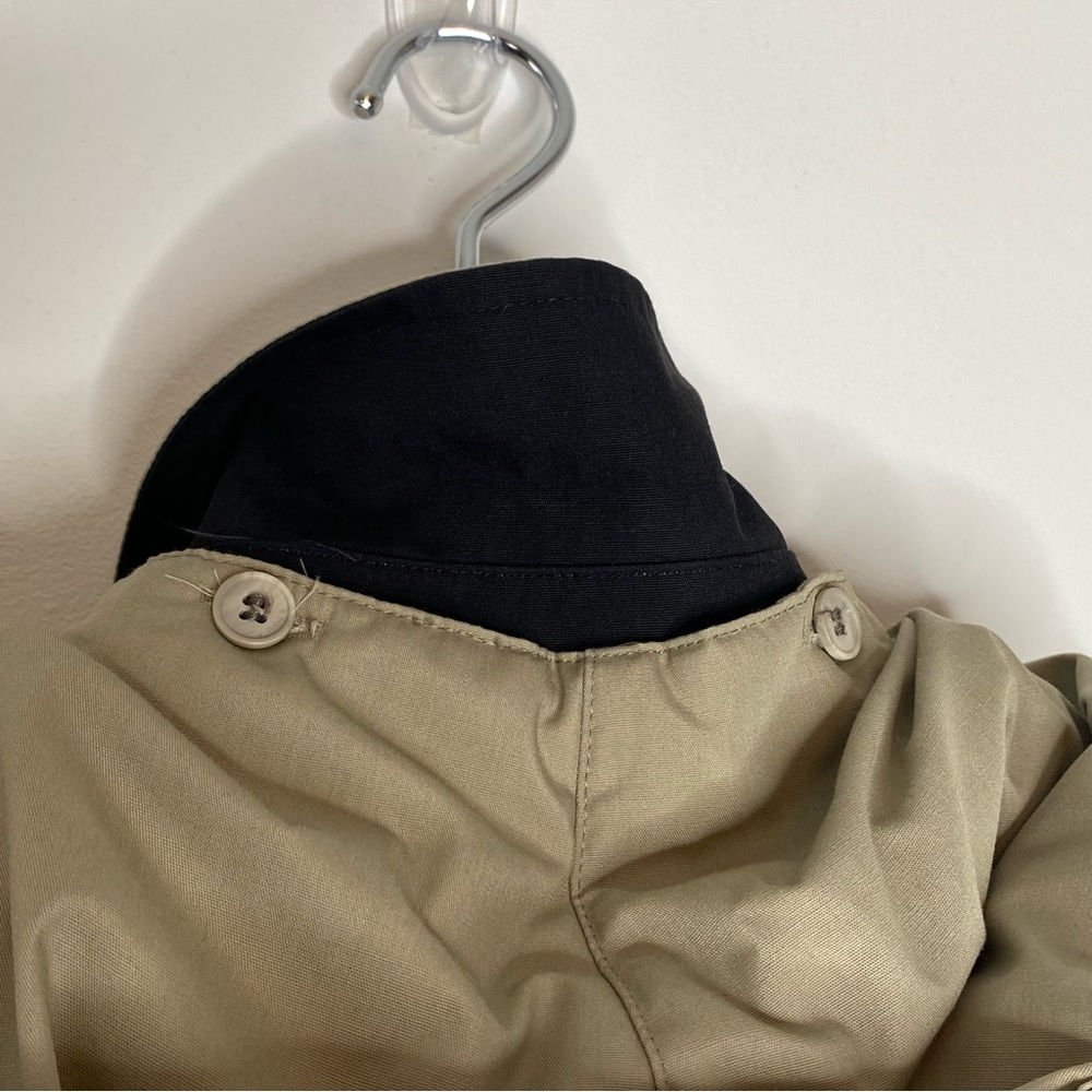 London Fog Vintage Classic Cream Tan Trench Coat - Picture 5 of 16